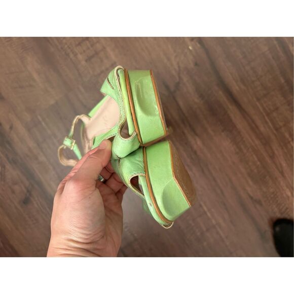 Vince Camuto Trinna Mint Green Patent Heels Pumps, Size 8.5, MSRP $140 - Picture 6 of 9